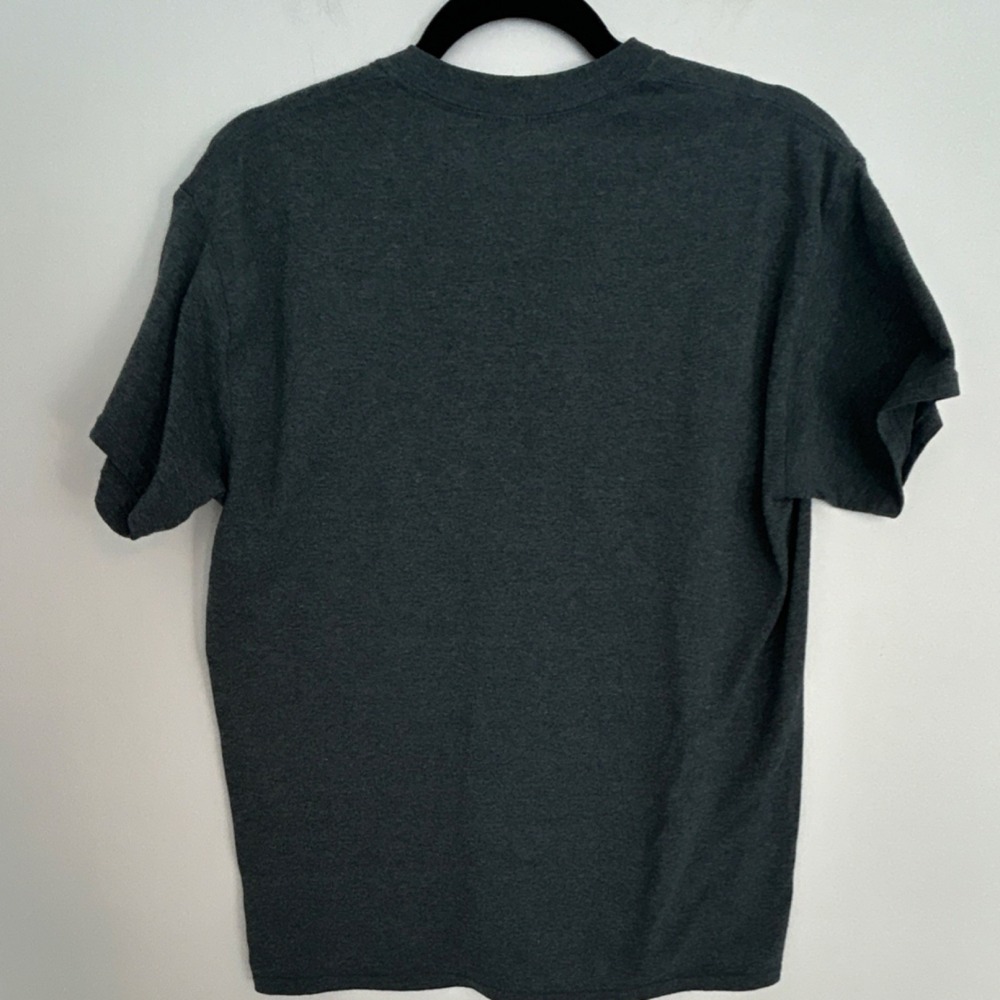 Lollapalooza Gray Graphic Logo Cotton Blend unisex Short Sleeve T-Shirt - Picture 4 of 4